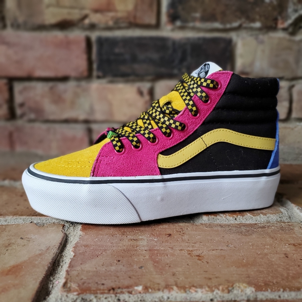 Vans Multicolor High-Top Athletic Shoes